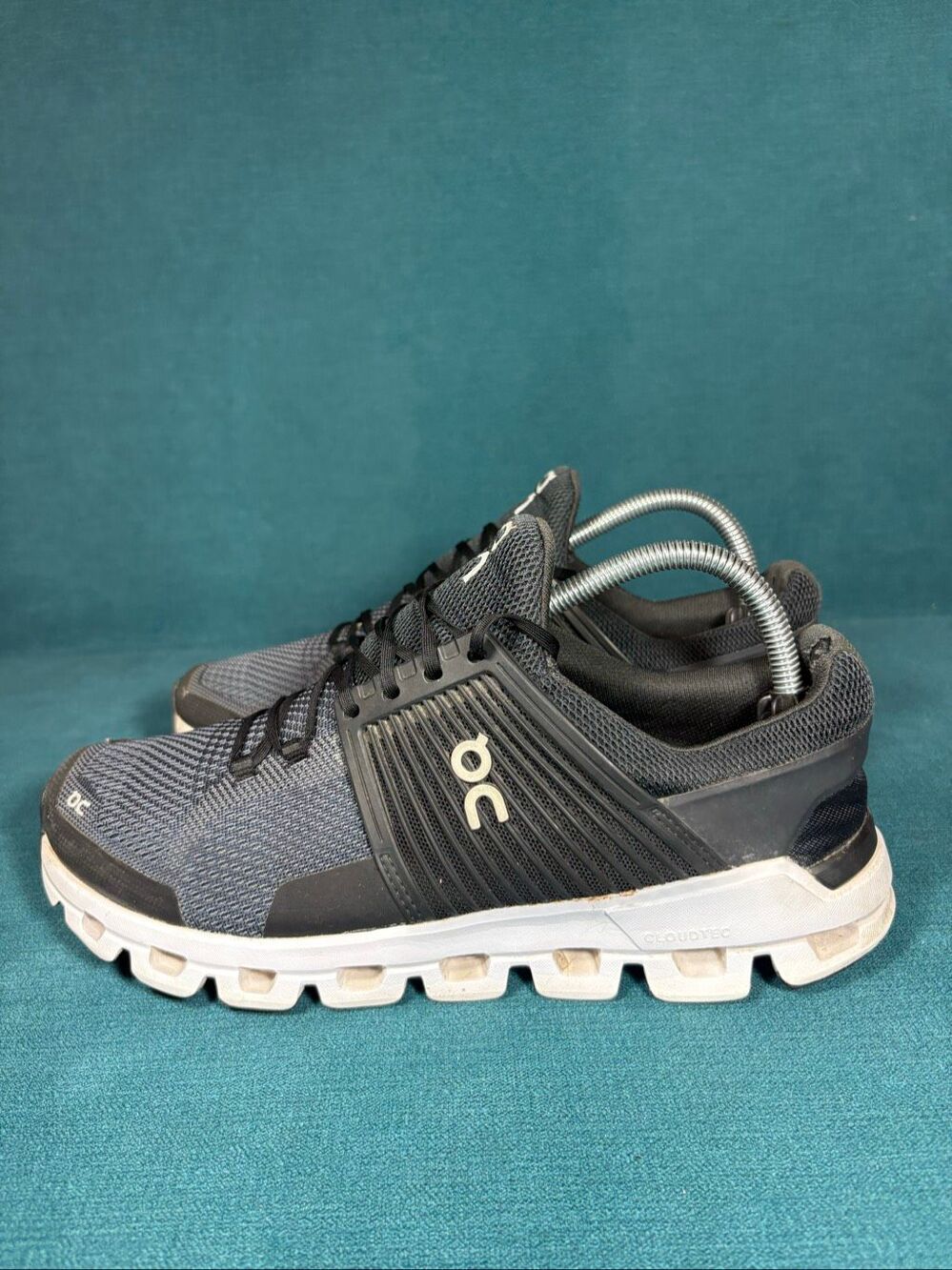On Cloudswift Mens 8.5 Running Shoes Black Rock Cushion Sneakers CloudTec - Picture 1 of 8